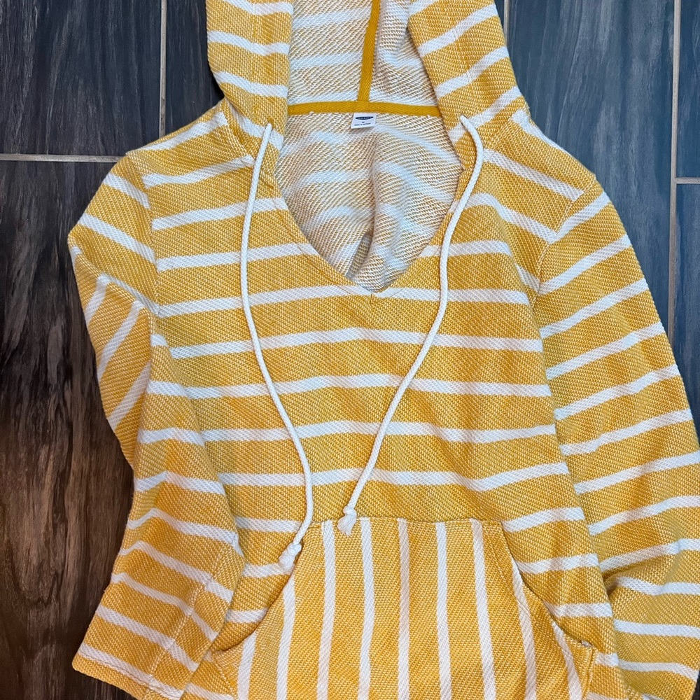 Yellow Old Navy hooded sweatshirt